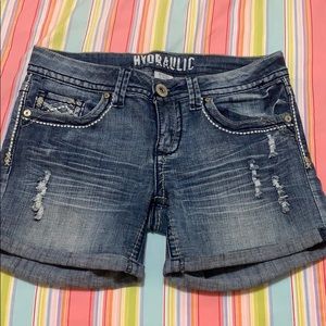 Jean shorts. Like new